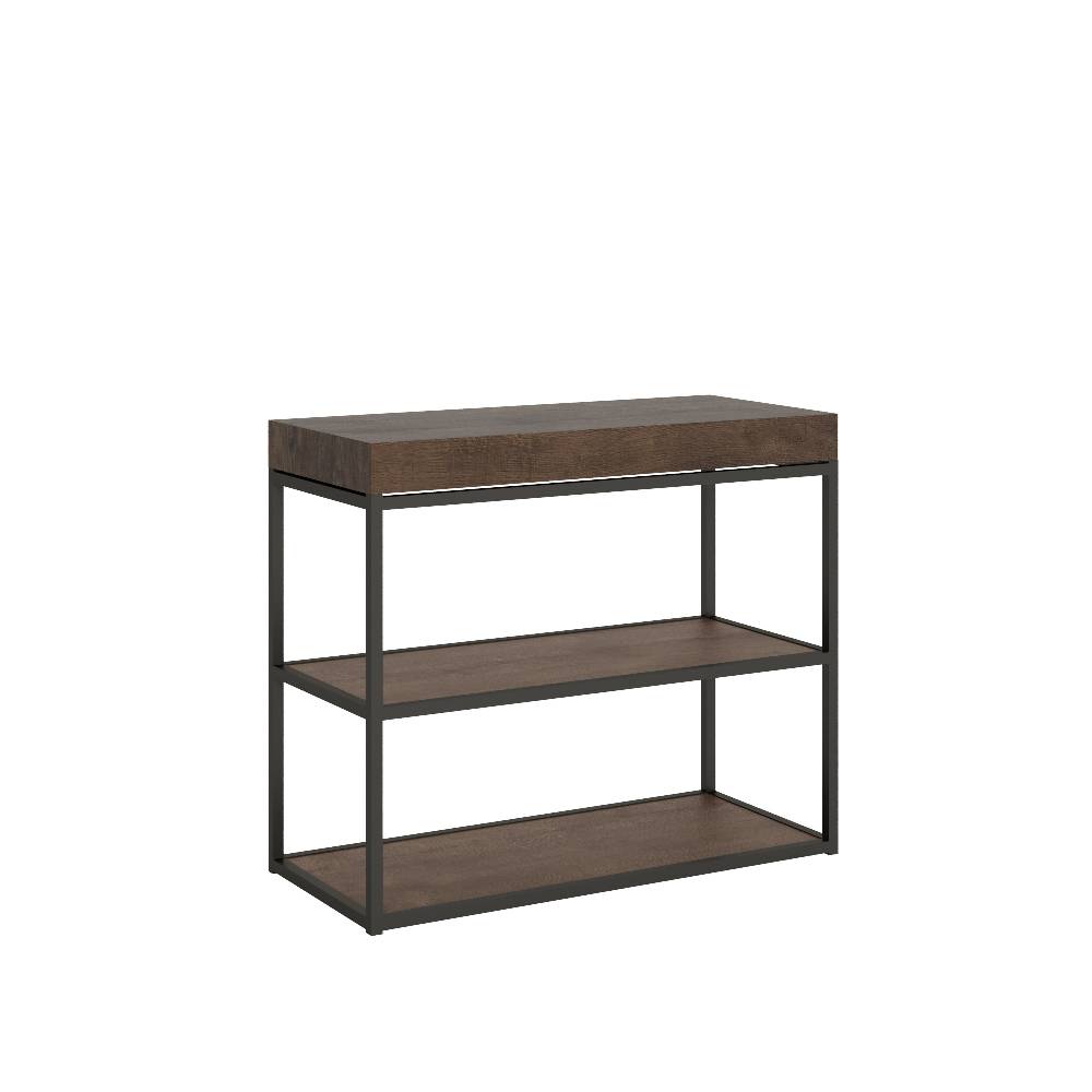 Itamoby Consolle Plano Premium Noce telaio Antracite