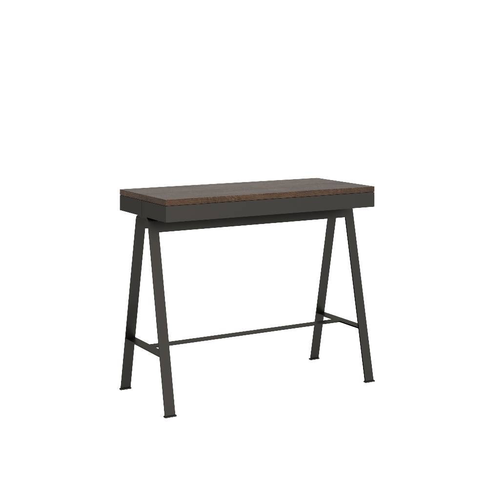 Itamoby Consolle Banco Evolution Small Noce telaio Antracite