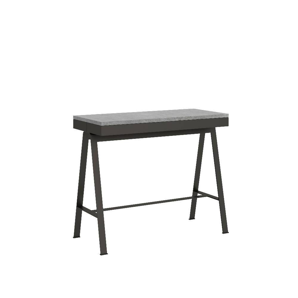 Itamoby Consolle Banco Evolution Small Cemento telaio Antracite