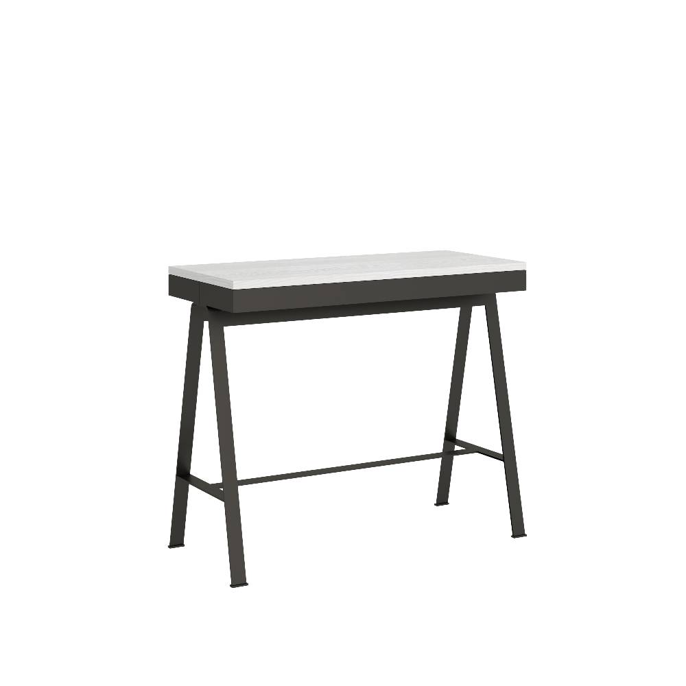 Itamoby Consolle Banco Evolution Small Bianco Frassino telaio Antracite Acquista Ora