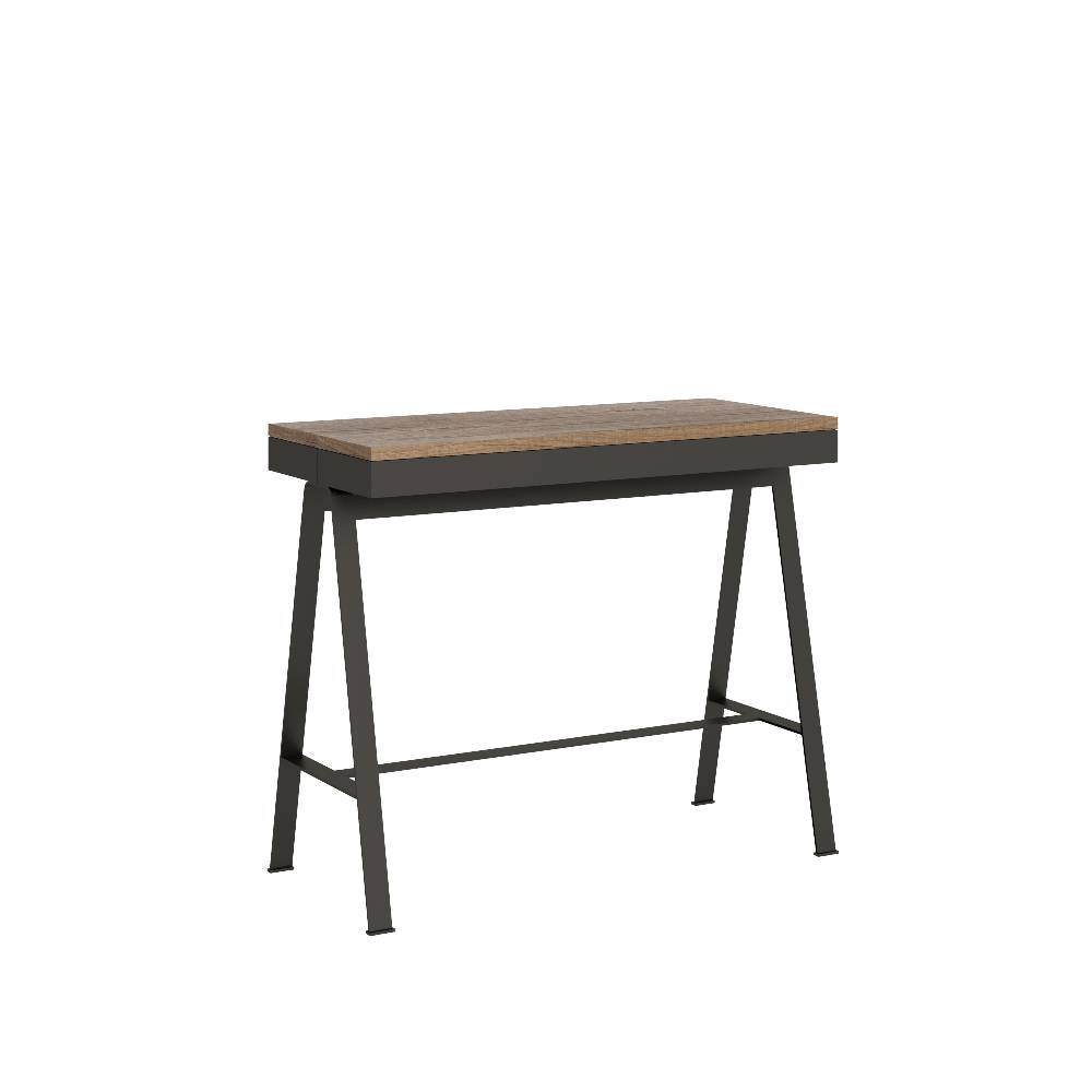 Itamoby Consolle Banco Evolution Small Quercia Natura telaio Antracite