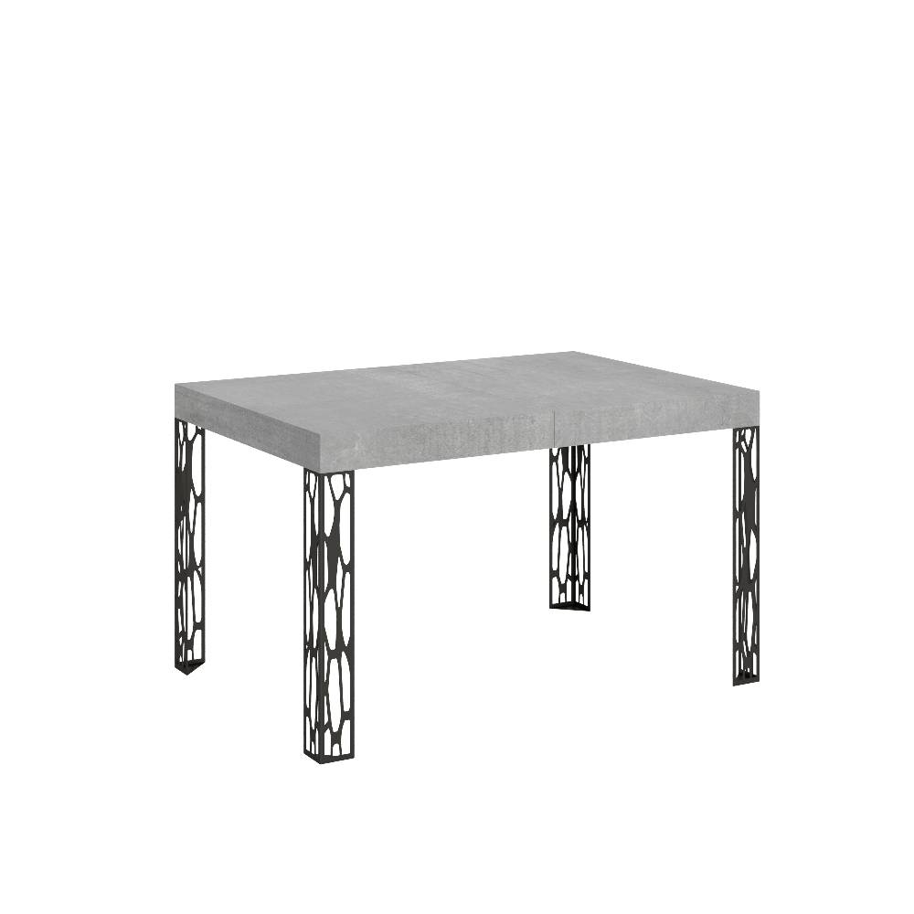 Itamoby Tavolo allungabile 90×120/224 cm Ghibli Cemento telaio Antracite
