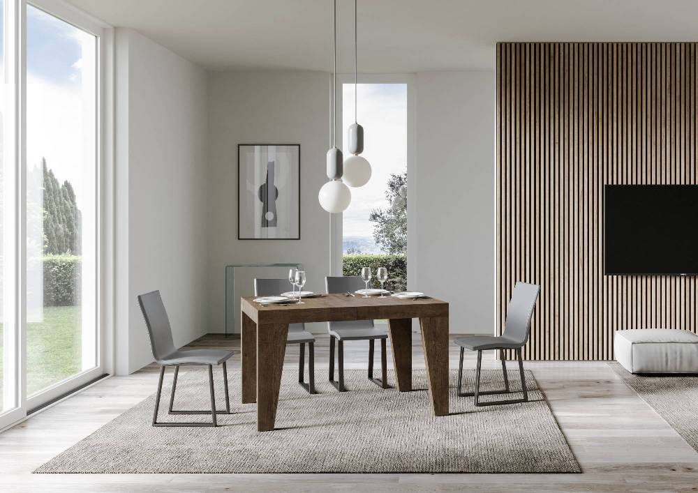 Itamoby Tavolo allungabile 90×120/224 cm Naxy Noce Prezzo di fabbrica