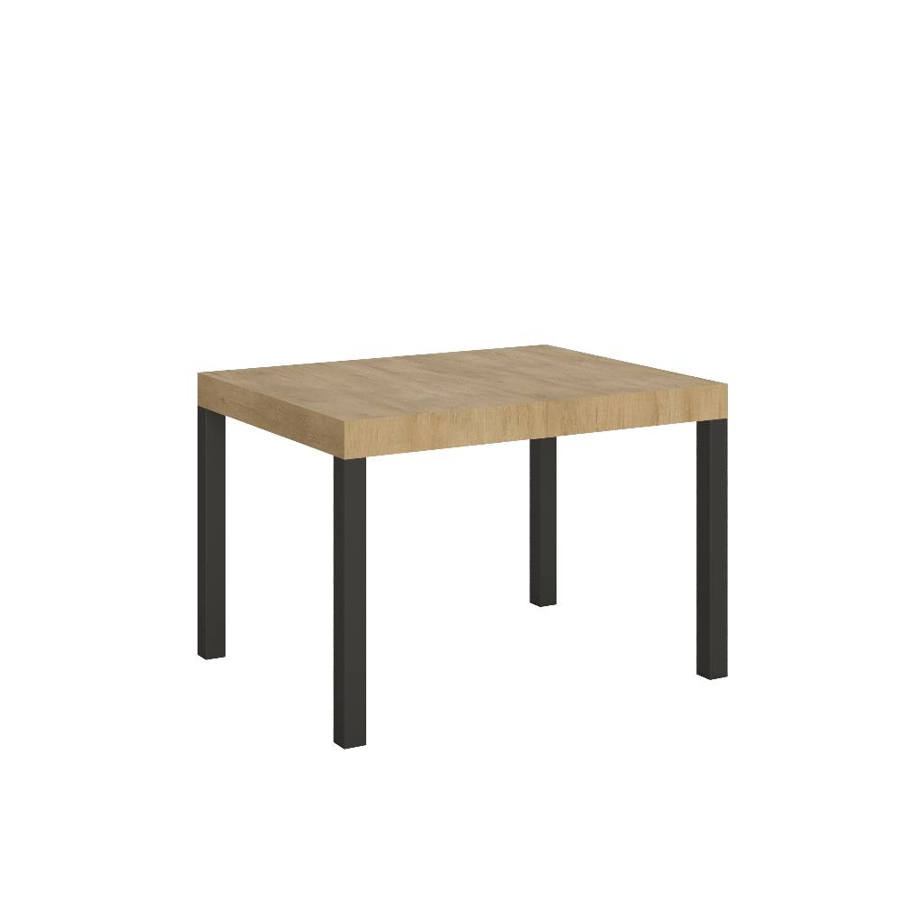 Itamoby Tavolo everyday piano quercia natura cm. 70×110 allungabile fino a 194 telaio Antracite