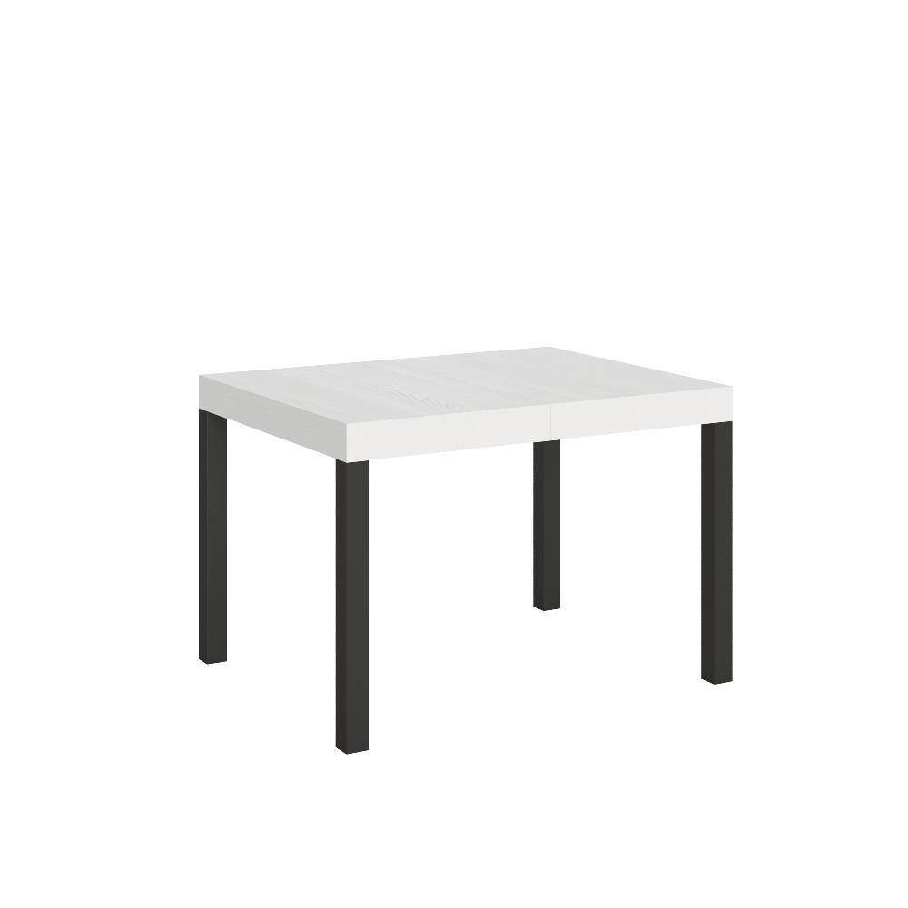 Itamoby Tavolo everyday piano bianco frassino cm. 70×110 allungabile fino a 194 telaio Antracite