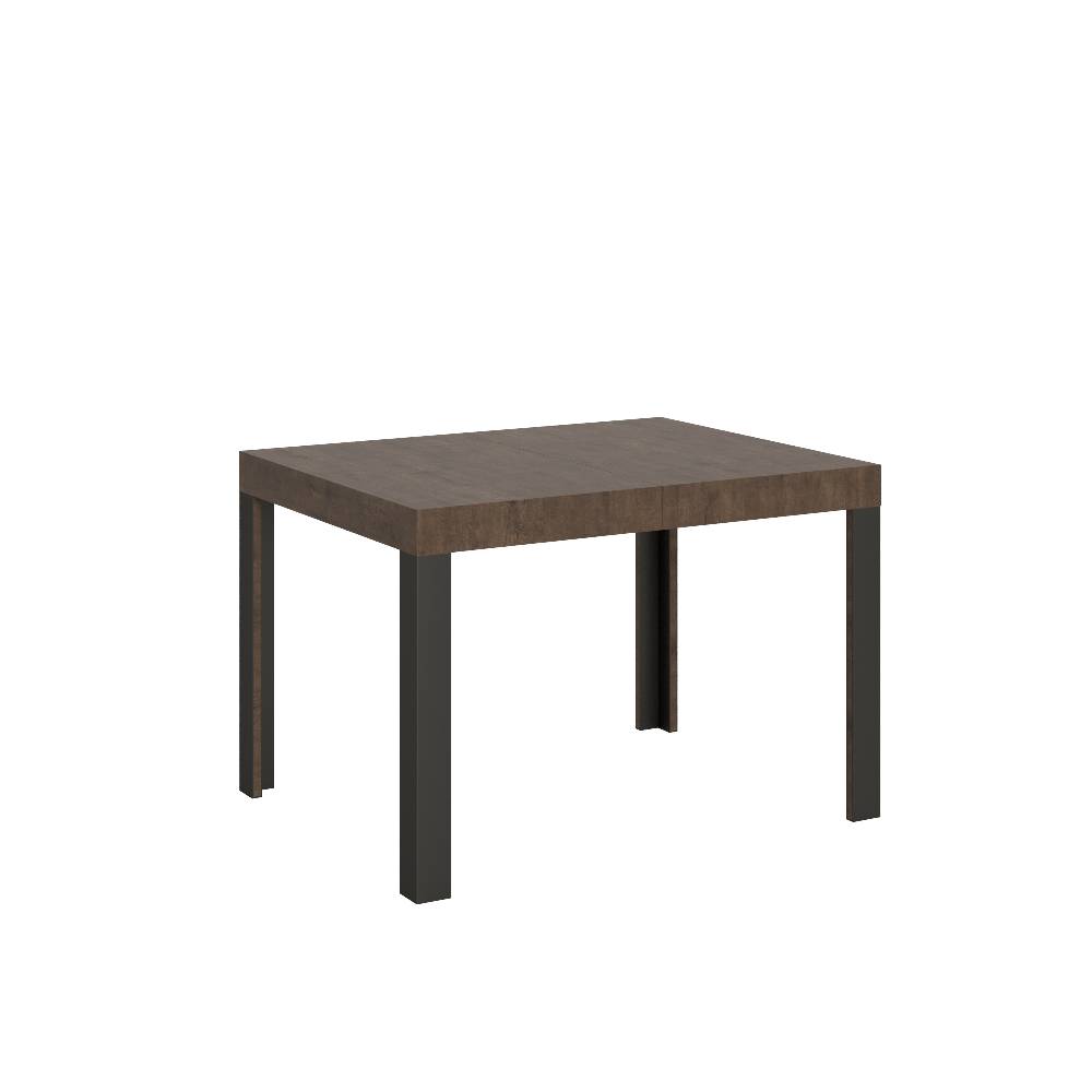 Itamoby Tavolo Linea piano noce cm. 80×120 allungabile fino a 204 telaio Antracite Ultimo giorno