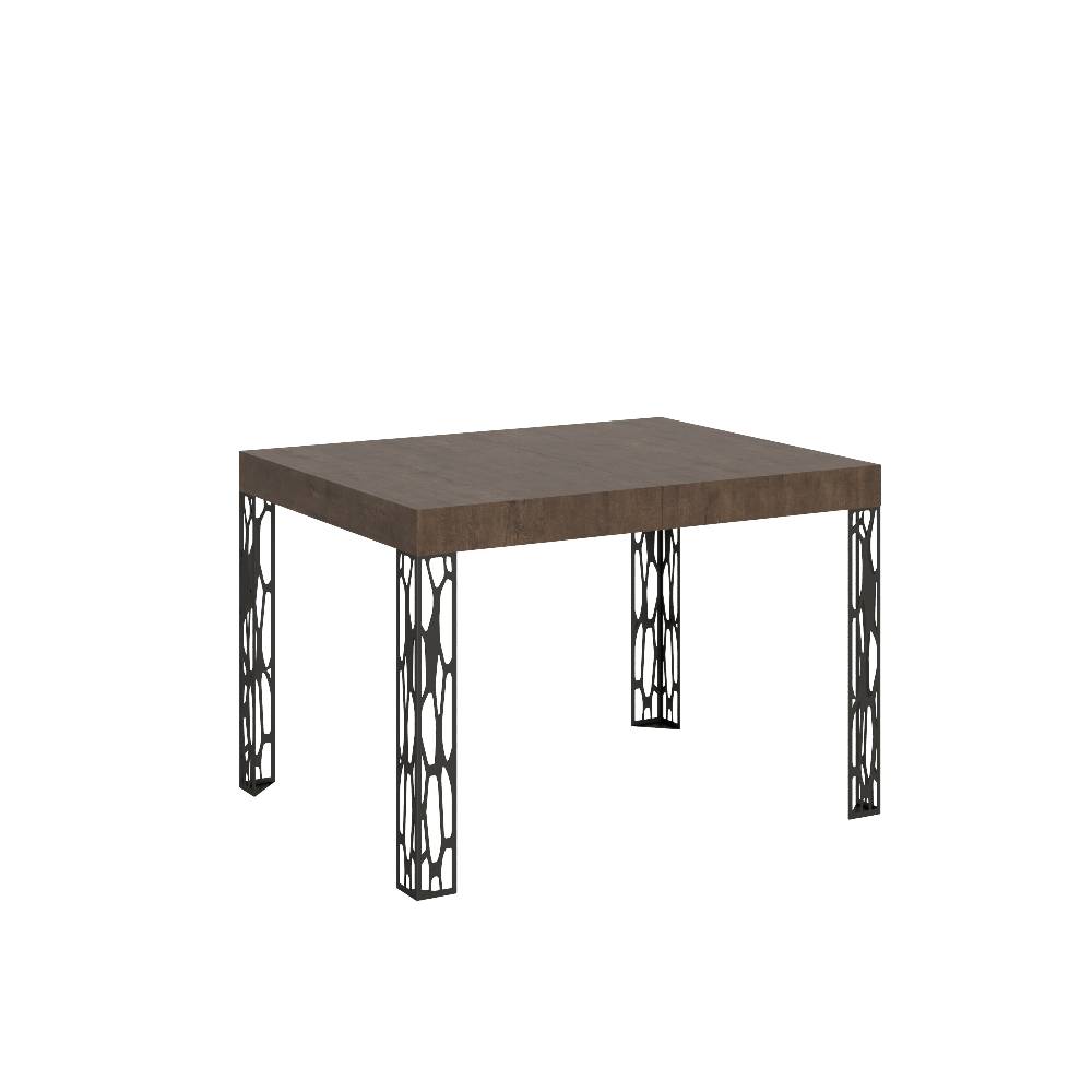 Itamoby Tavolo Ghibli piano noce cm. 80×120 allungabile fino a 204 telaio Antracite Fino al 55% di sconto