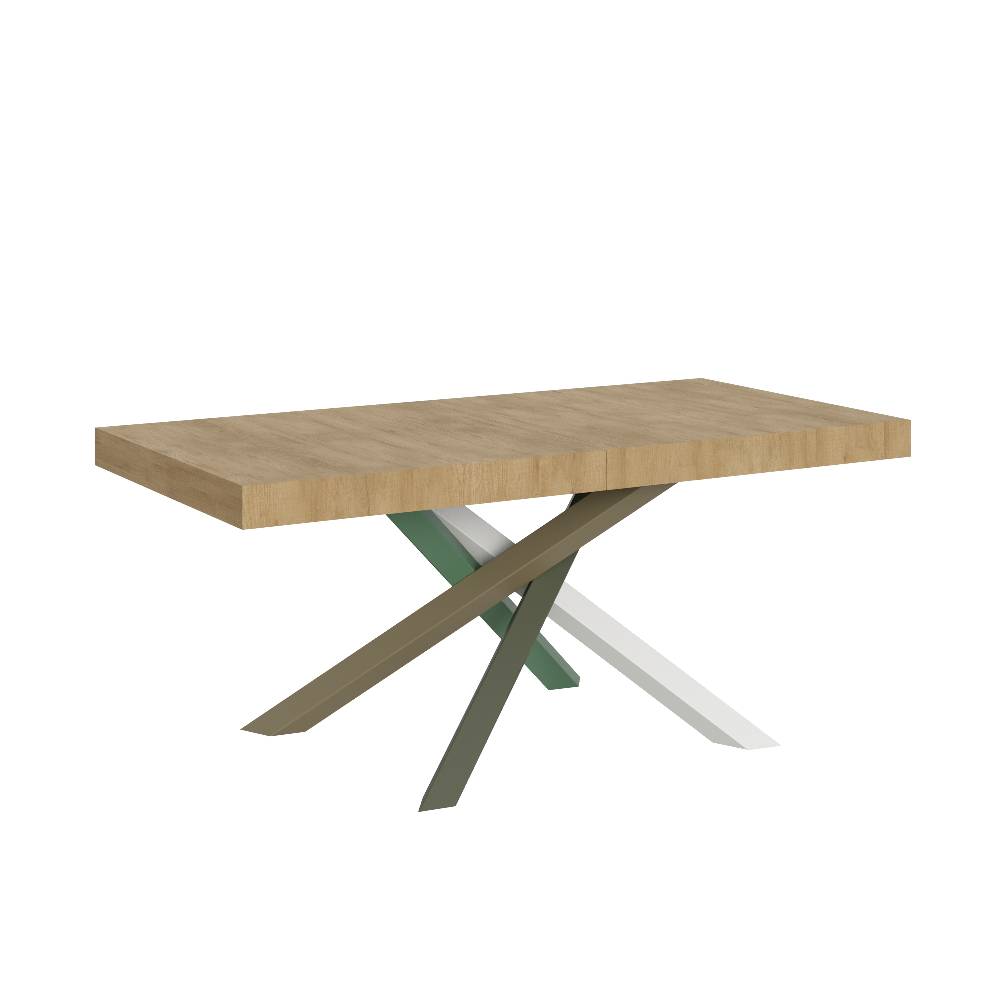 Itamoby Tavolo Volantis Allungabile piano Quercia Natura 90×180 Allungato 440 telaio 4/A