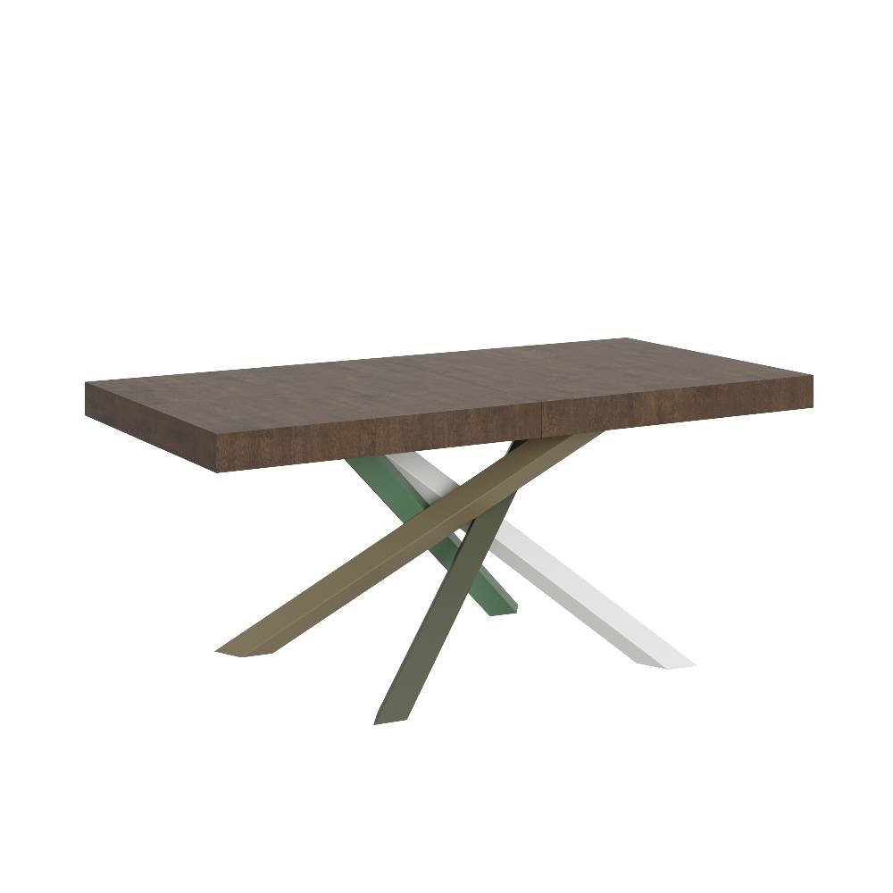 Itamoby Tavolo Volantis Allungabile piano Noce 90×180 Allungato 284 telaio 4/A