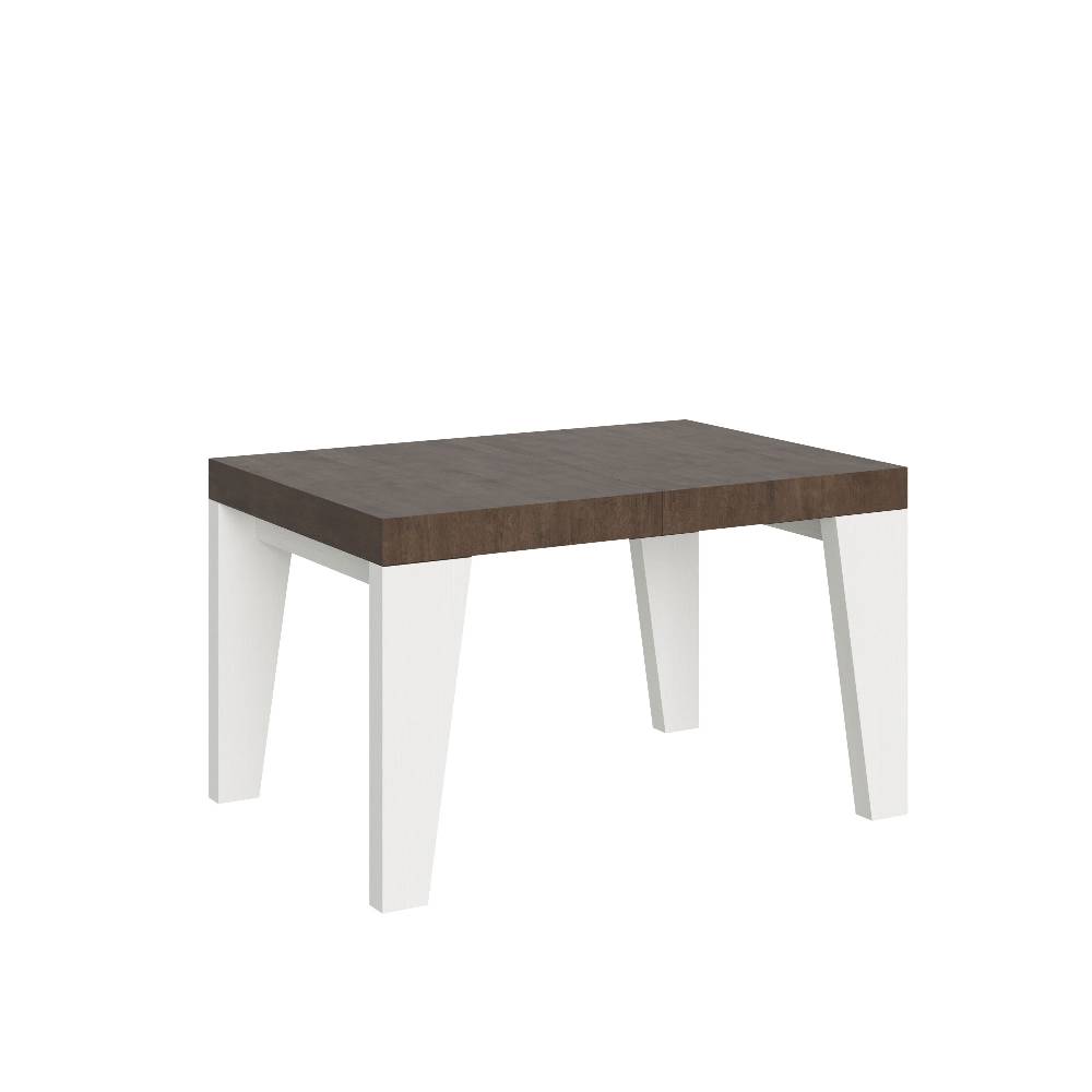 Itamoby Tavolo Naxy Mix Allungabile Piano Noce Gambe Bianco Frassino 90×130 Allungato 234