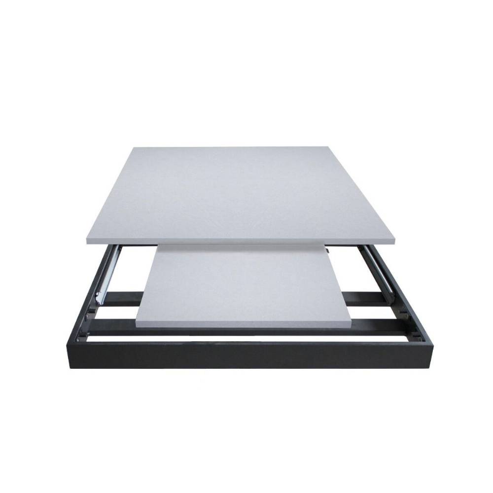 Itamoby Tavolo Bernadette piano Noce 90×160 + 60 telaio Antracite Duty-free