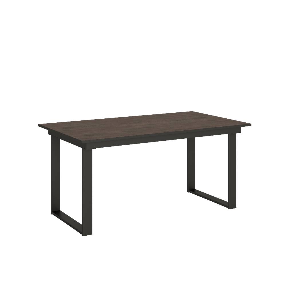 Itamoby Tavolo Bandos piano Noce 90×160 + 60 telaio Antracite