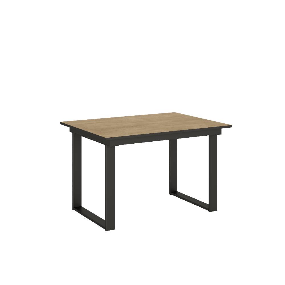 Itamoby Tavolo Bandos piano Quercia Natura 90×120 + 60 telaio Antracite