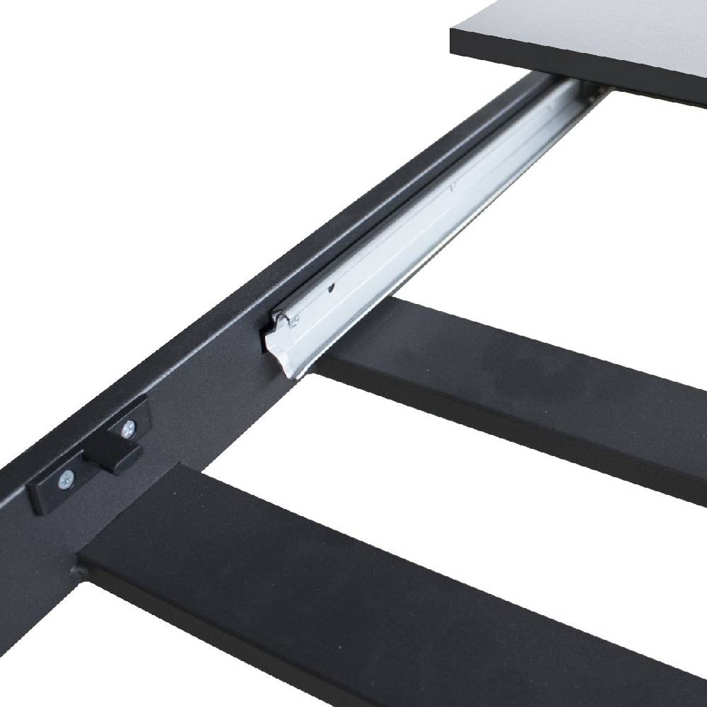 Itamoby Tavolo Bandos piano Quercia Natura 90×120 + 60 telaio Antracite Spedizione Gratuita