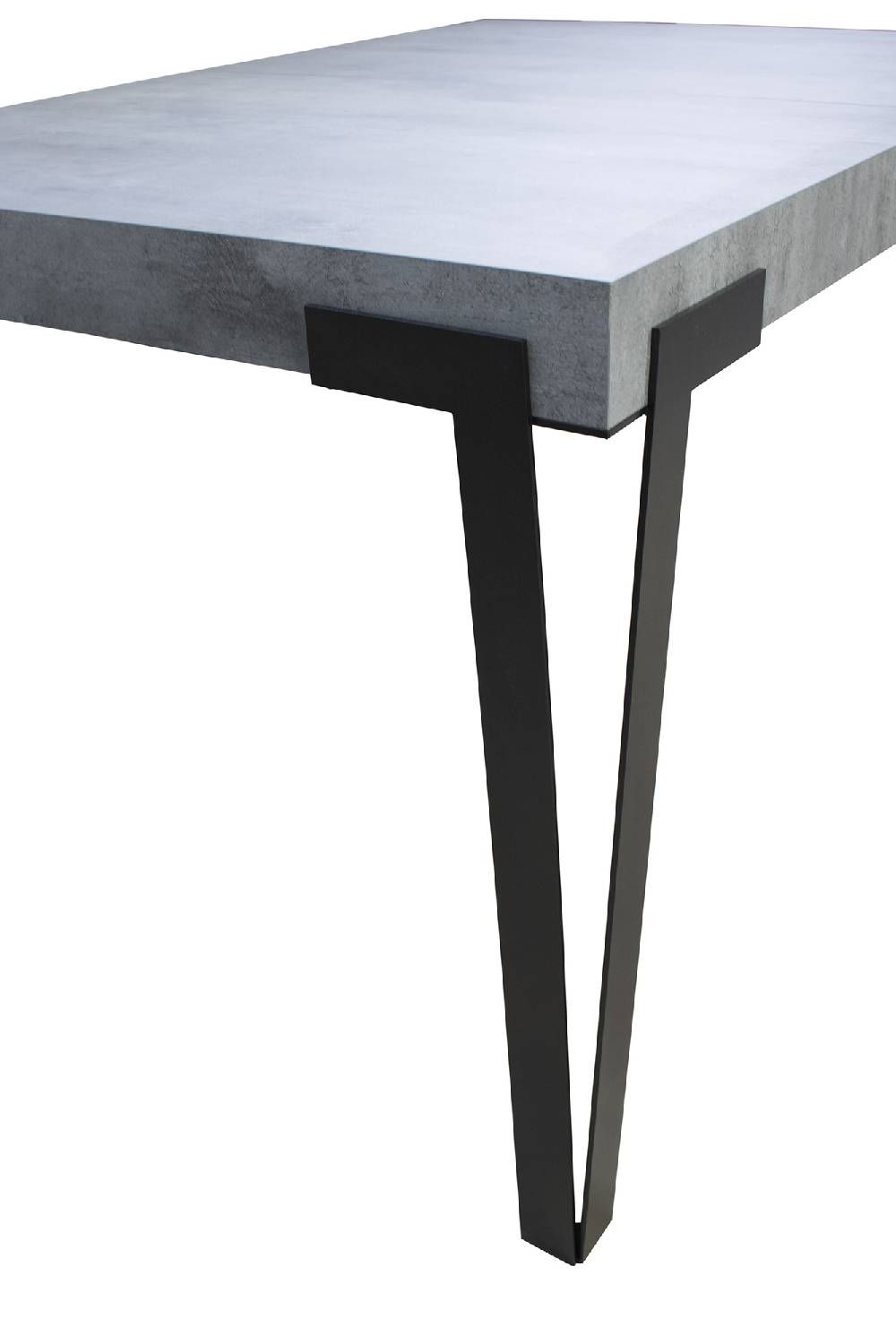 Itamoby Tavolo Rio Allungabile piano Cemento 90×180 Allungato 284 telaio Antracite Prezzo basso