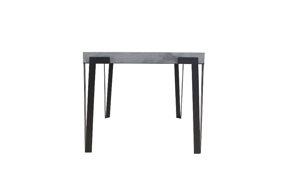 Itamoby Tavolo Rio Allungabile piano Cemento 90×160 Allungato 264 telaio Antracite Rilascio limitato