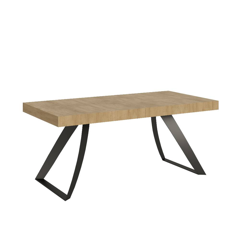 Itamoby Tavolo Proxy Allungabile piano Quercia Natura 90×180 Allungato 284 telaio Antracite
