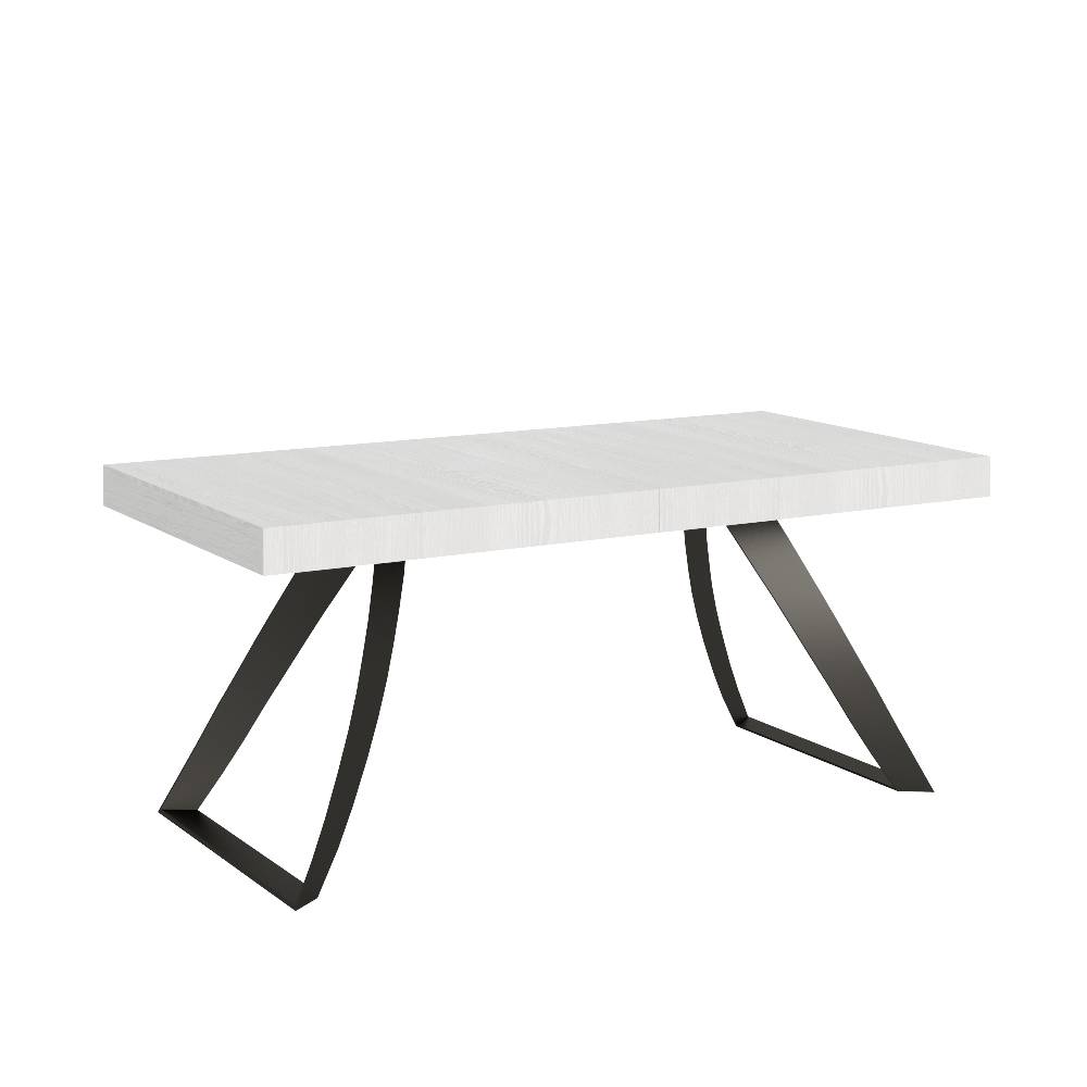 Itamoby Tavolo Proxy Allungabile piano Bianco Frassino 90x180Allungato 284 telaio Antracite Promozione temporanea