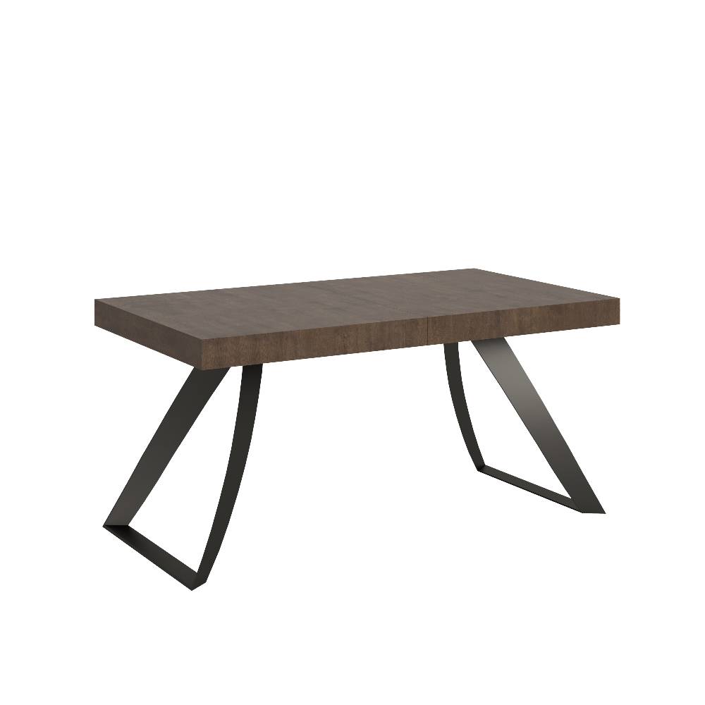 Itamoby Tavolo Proxy Allungabile piano Noce 90×160 Allungato 264 telaio Antracite Fino al 50% di sconto