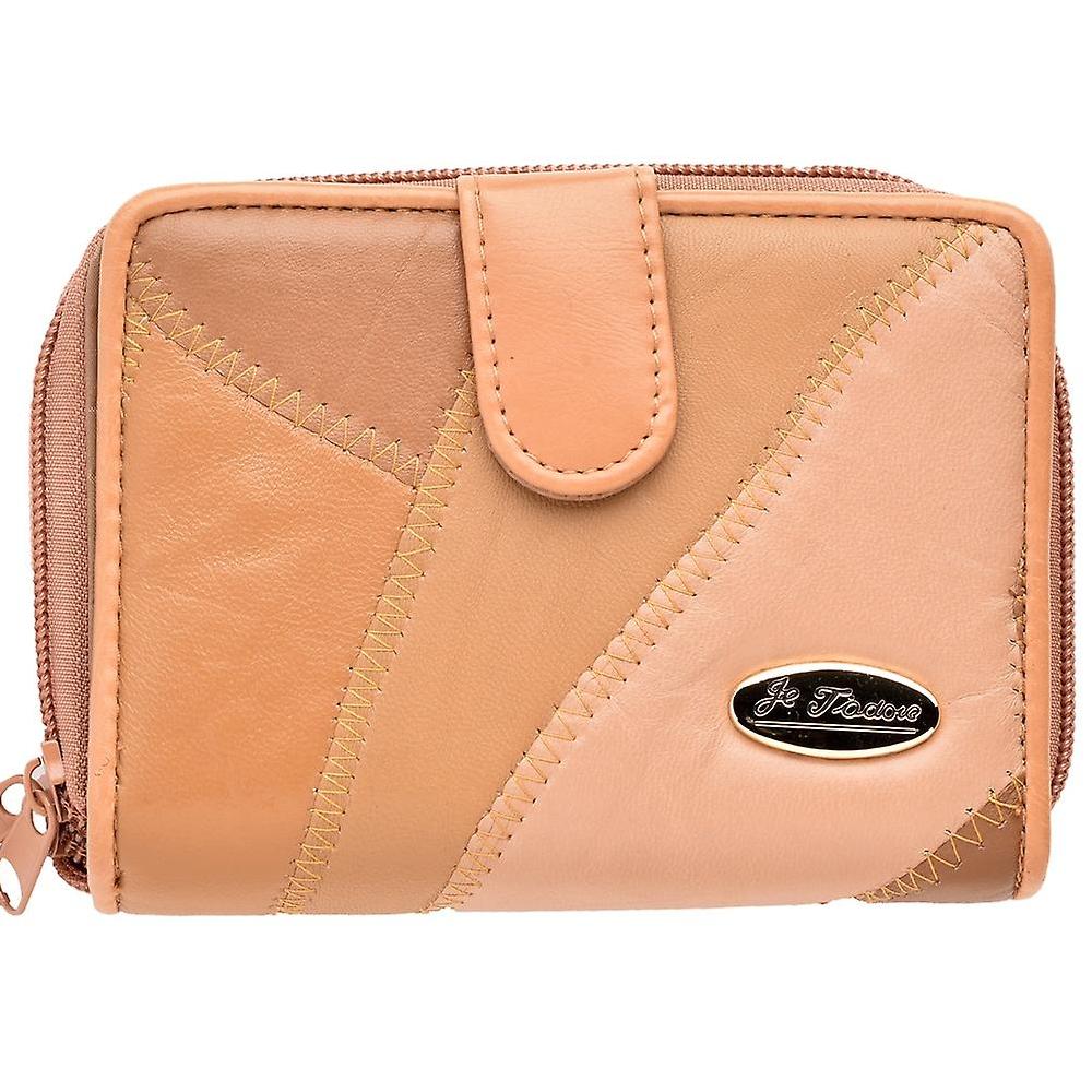 Large Soft Leather Patchwork Organiser Wallet Saldi