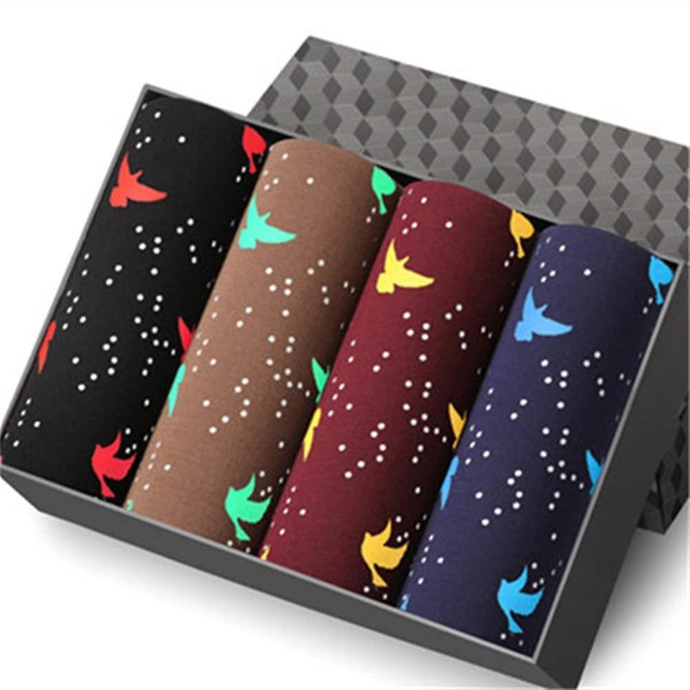 4 Pieces Men's Underwear Boxers Shorts Thin Panties (Color : 04 Size : 4XL(78 88KG)) I Più Venduti