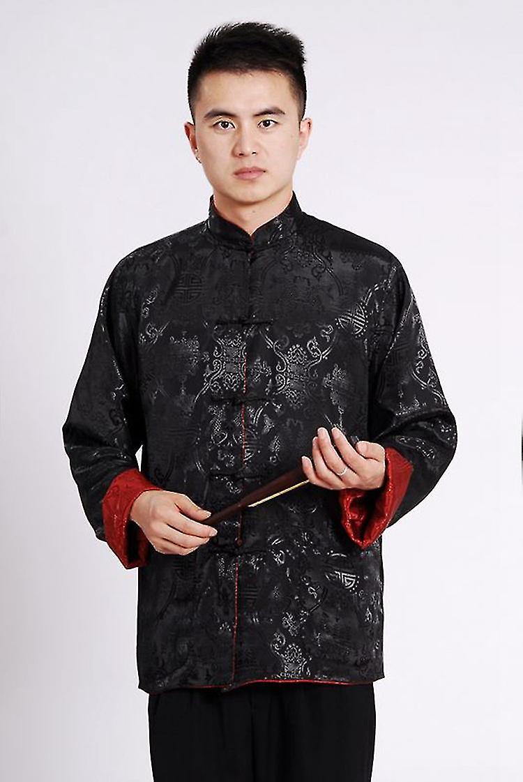 Tang Suit Top Men's Double Sided Tang Suit Negozi Online