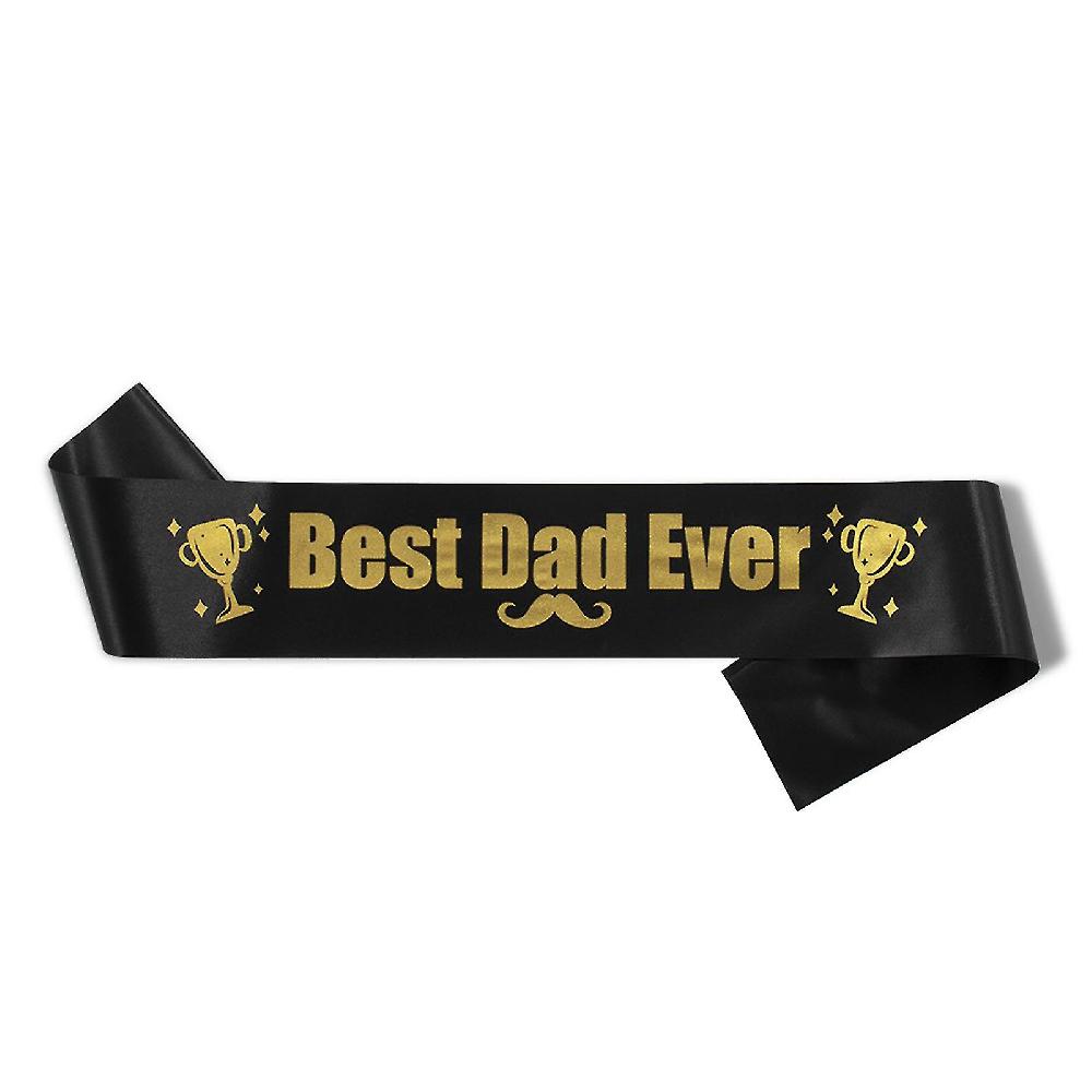 Etiquette Strap Comfortable To Wear Soft Exquisite Happy Fathers Day Shoulder Strap Ribbon Festival Supply Online
