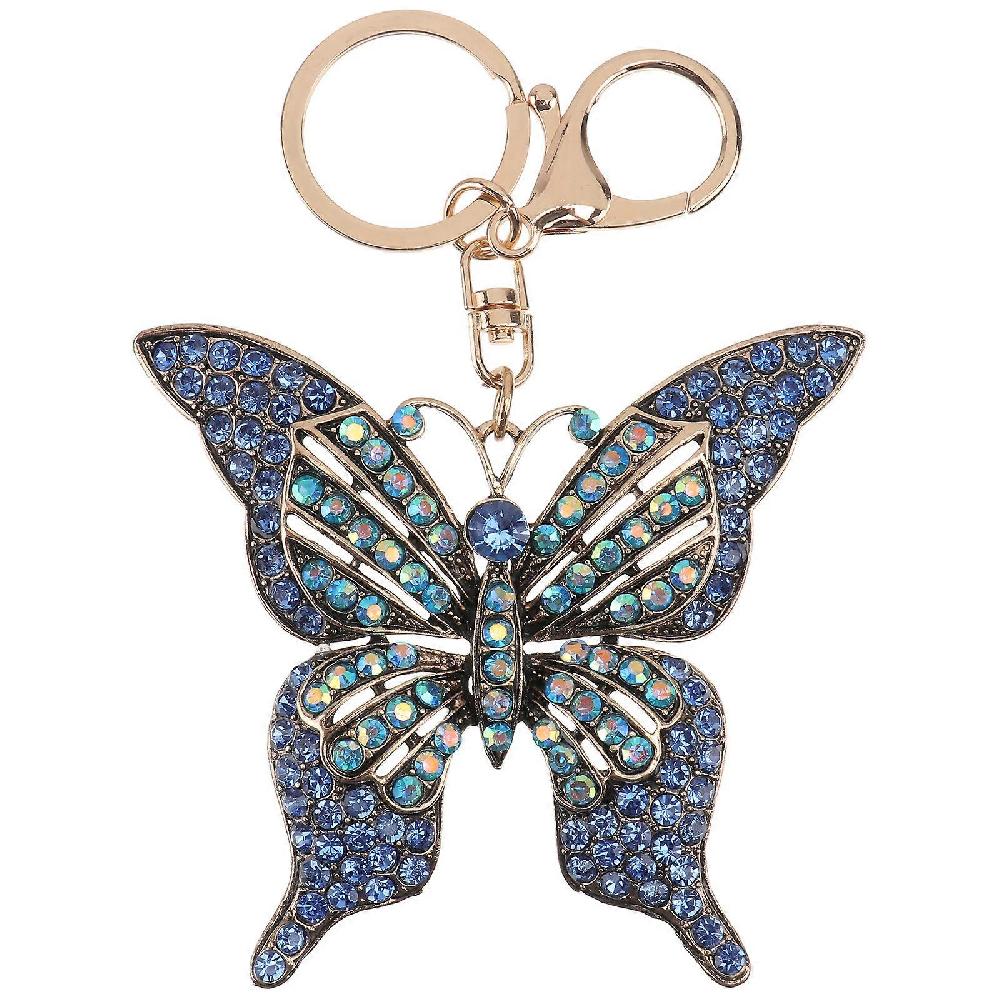 1Pc Hollowed Butterflies Keychain Pendant Decorative Keyring Gift Bag Pendant Novità