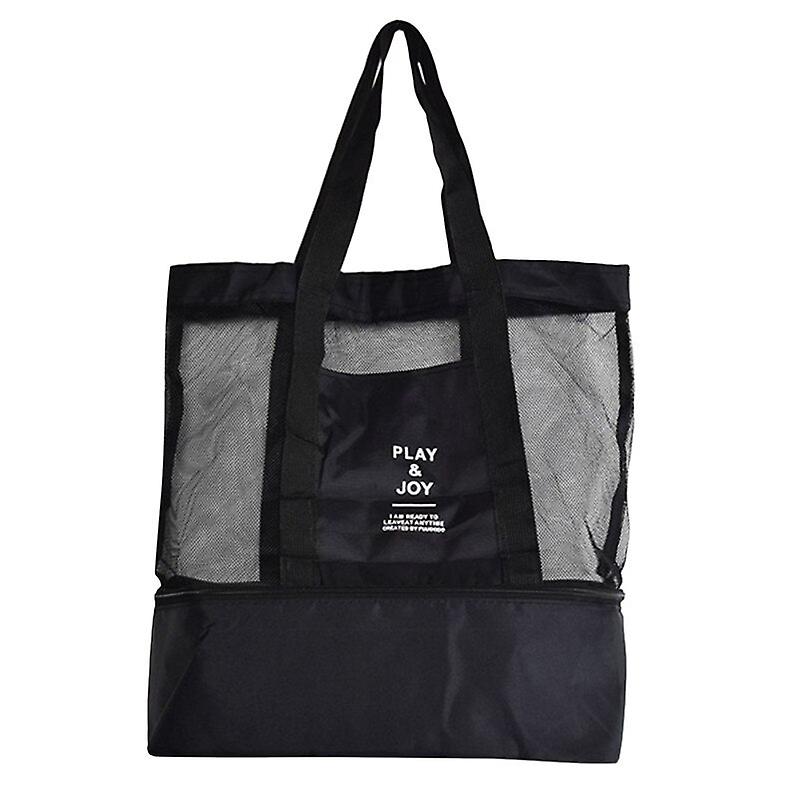New Thermal Insulation Bag Handheld Lunch Bag Useful Shoulder Bag Cooler Picnic Bag Mesh Beach Tote Bag Food Drink Storage Lunch Boxes & Totes I Più Venduti