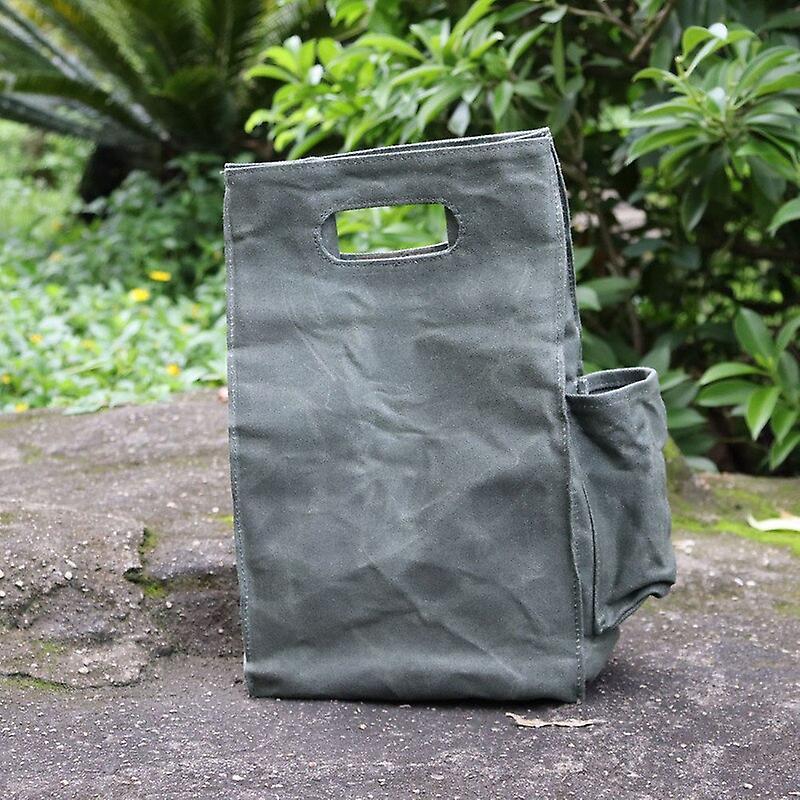Wax Takeaway Coffee Lunch Bags For Camping Shopping Handbags of Fruits Bread Baking Vegetable Drinkstuff Clutch takeout bag tote Lunch Boxes & Totes Negozio