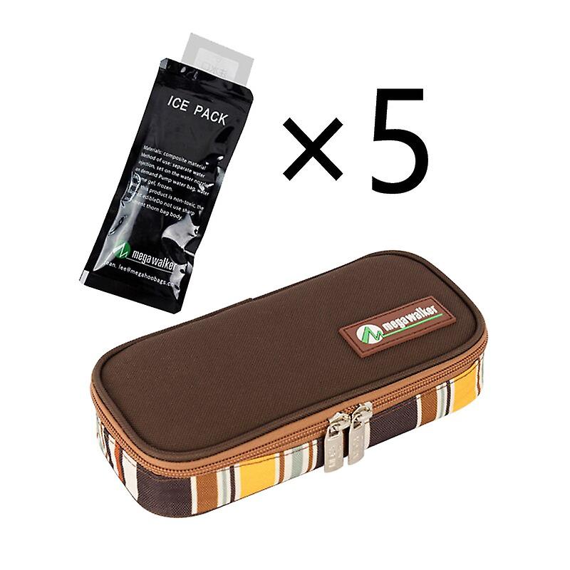 MegaWalke Insulin Cooler Bag Portable Insulated Diabetic Insulin Travel Case Cooler Box Bolsa Termica Aluminum Foil ice bag Lunch Boxes & Totes Moda