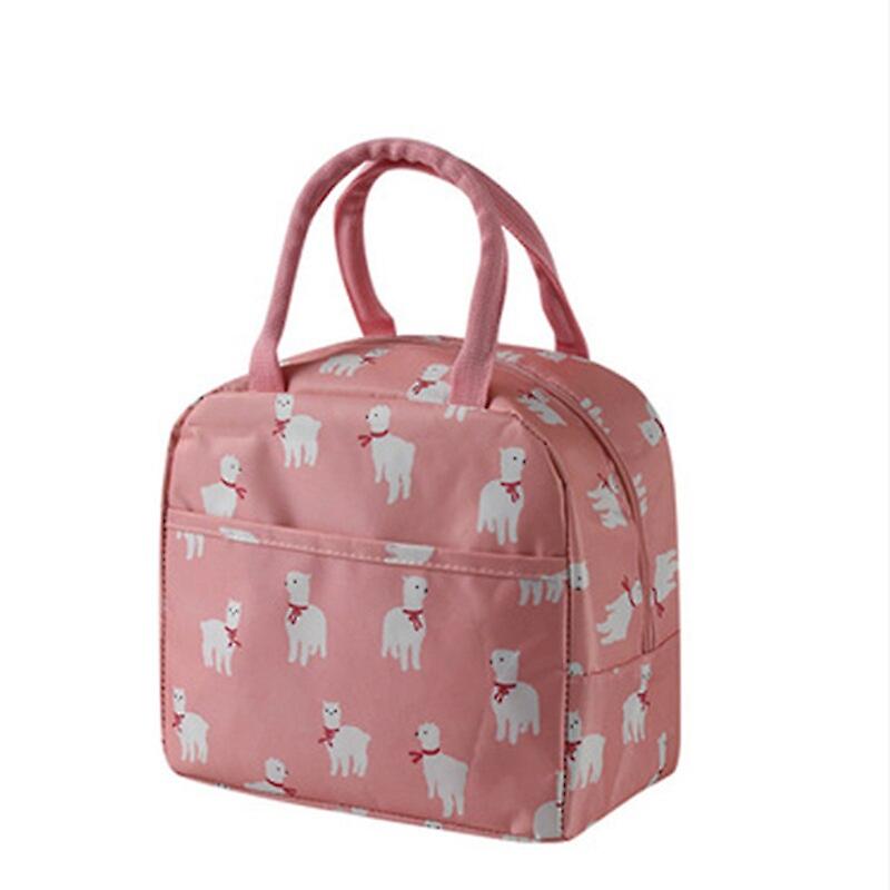 1PCs Fresh Cooler Bags Waterproof Nylon Portable Zipper Thermal Oxford Lunch Bags For Women Convenient Lunch Box Tote Food Bags Lunch Boxes & Totes