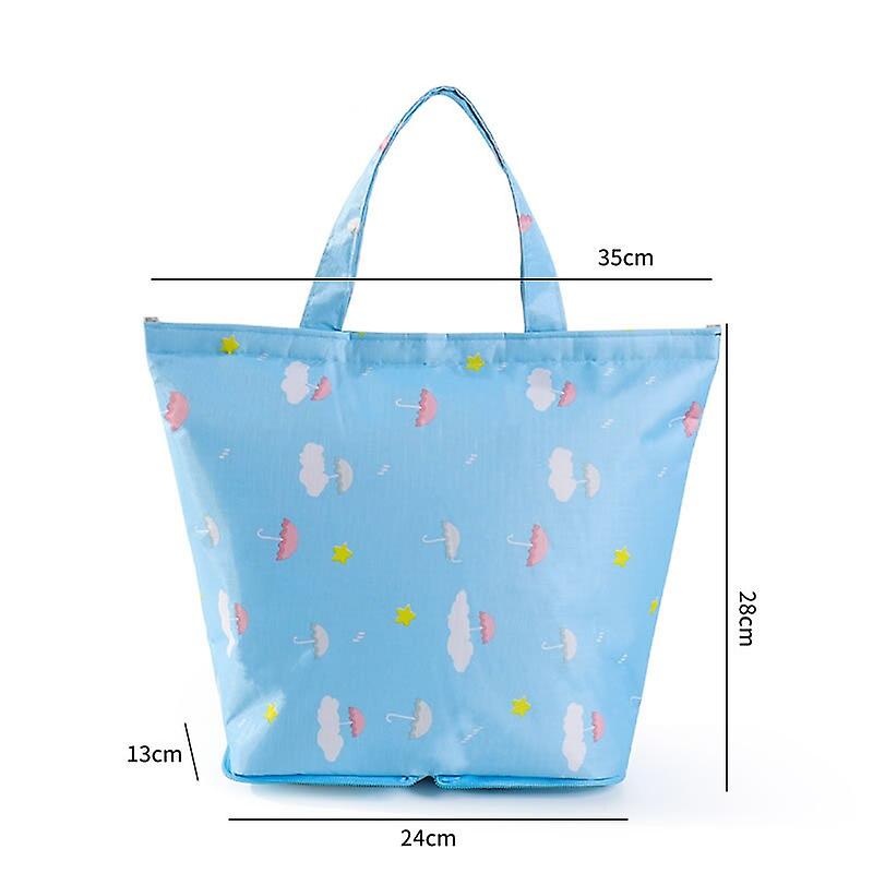 New Folding Portable Lunch Bag Large Capacity Aluminum Foil Thickening Insulation Bag Waterproof Oil-proof Lunch Box Picnic Bags Lunch Boxes & Totes Negozi Online