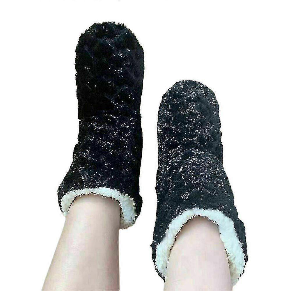 Unisex Women Indoor Slippers Fleece Lined Slipper Boots Booties Shoes In Saldo