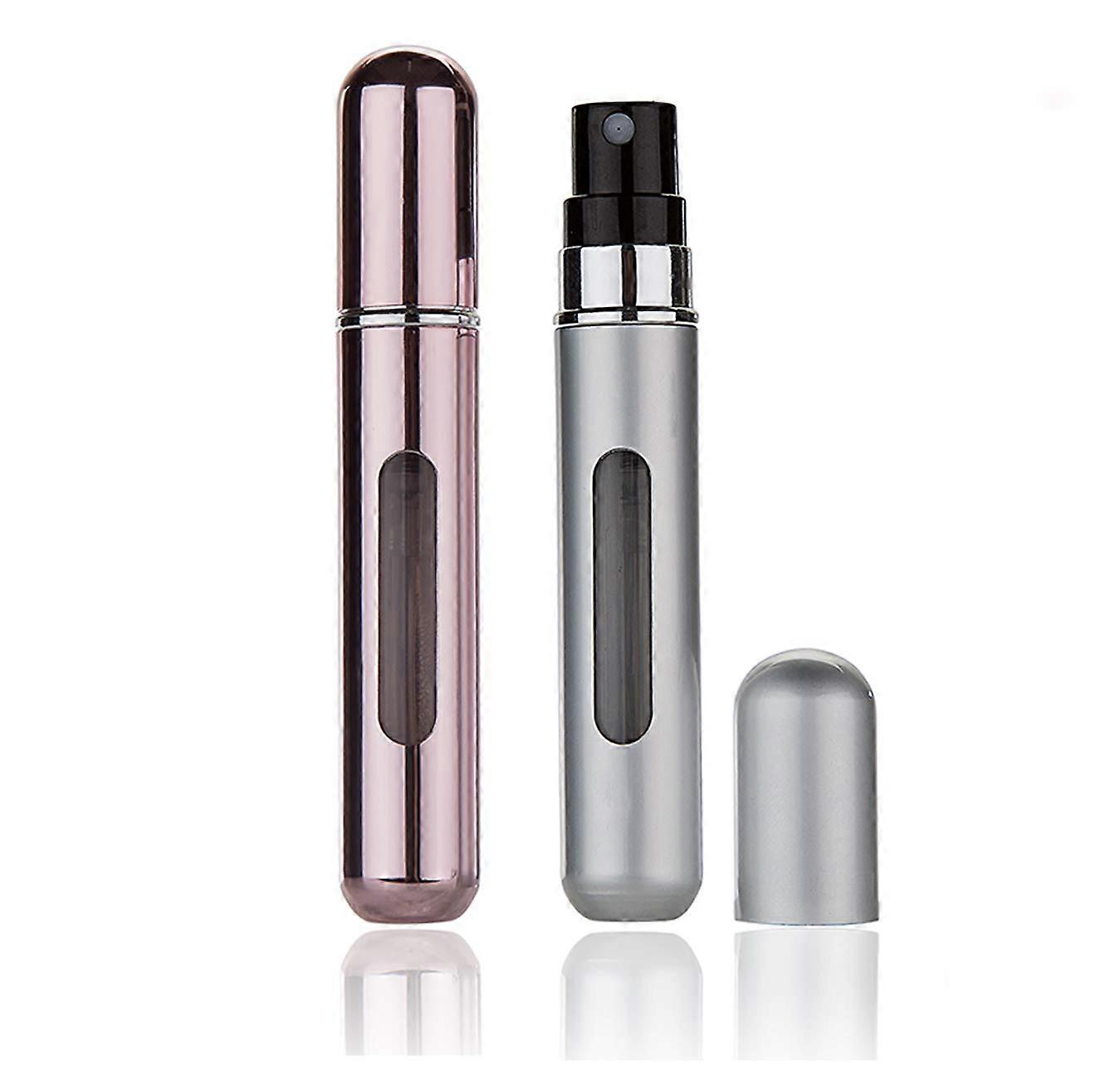 Perfume Atomizer Refillable 8ml Refillable Spray Bottle Mini Bottom Fill Empty Travel Bottle Set of 2 Negozio