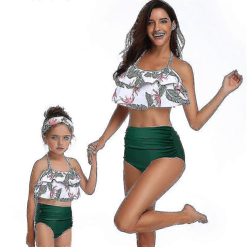 Mother Daughter Swimwear Matching Girls Swimsuit Women Bikini Set Sfygv Novità