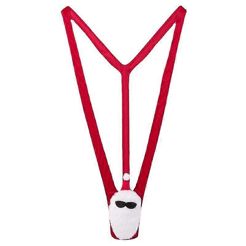 Mankini Santa Costume Da Bagno Uomo Borat Perizoma Up Cervo Outlet