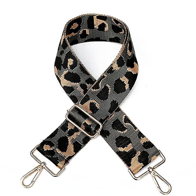 Leopard Print Adjustable Handbag Shoulder Strap Replacement With Metal Swivel Hooks Bag Accessories Economico