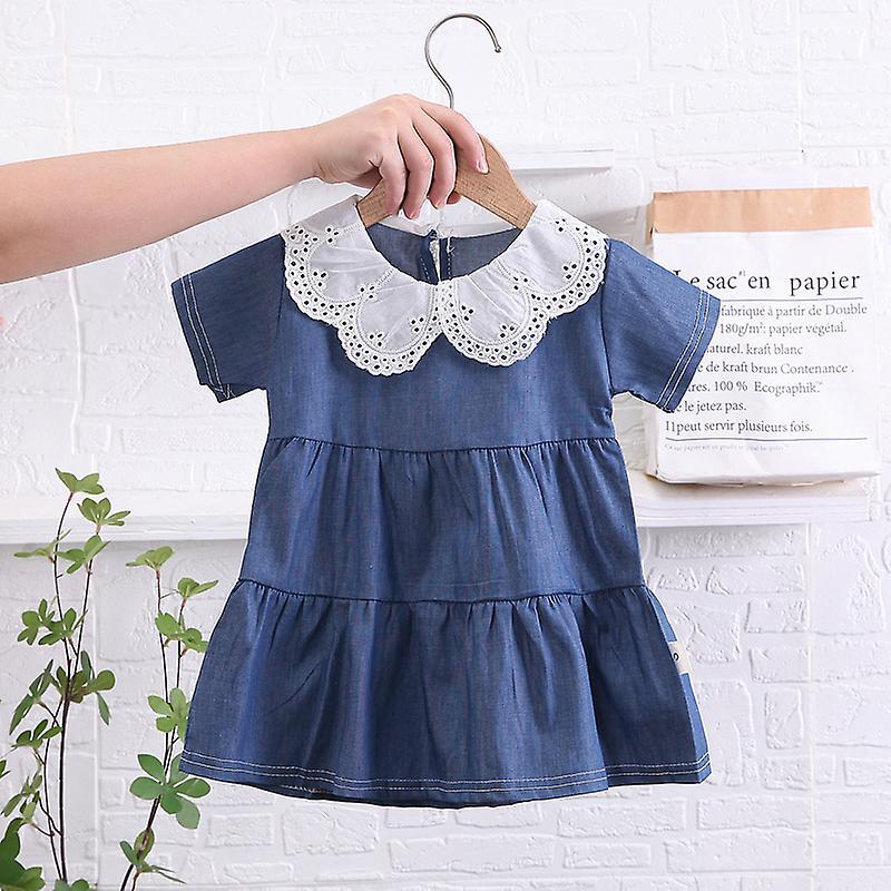 New Summer Baby Girls Clothes Children Fashion Casual Short Sleeve Dress Toddler Clothing Infant Sports Costume Kids Sportswear Consegna Veloce
