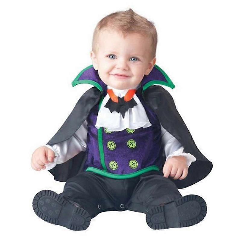 Purple Black Bat Vampire Costume per Baby Infant Boys Girls Romper Jumpsuit con Cape 6M 12M 24M Halloween Purim Fancy Dress Rilascio limitato