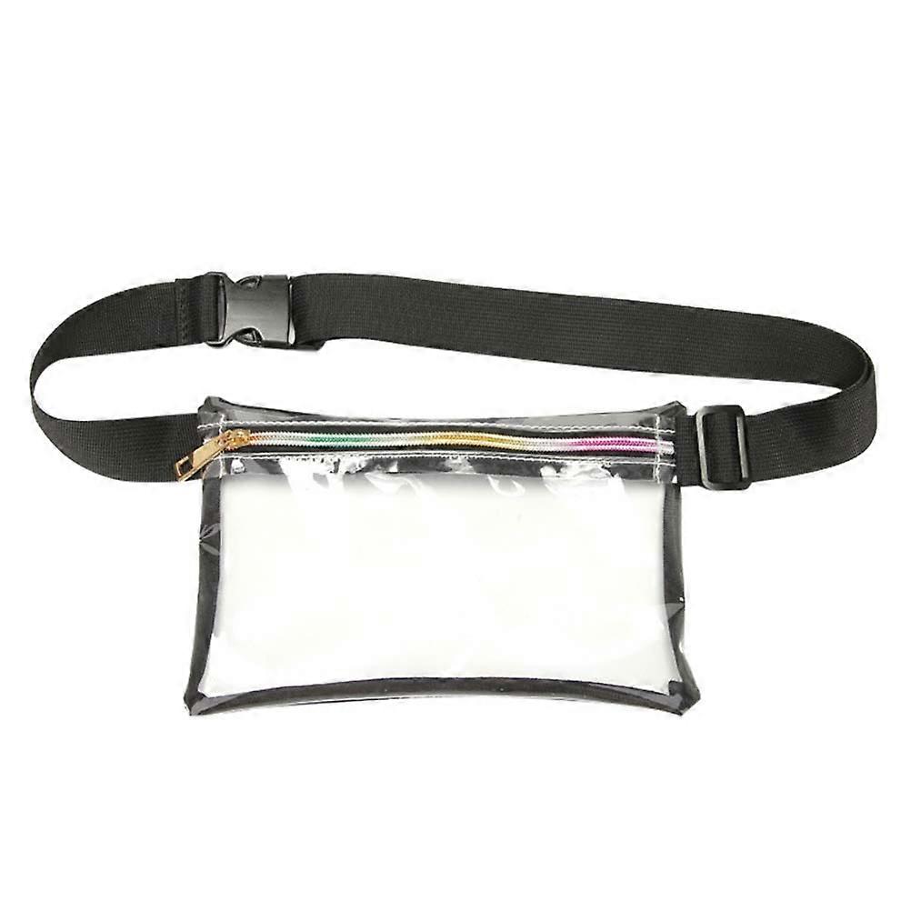 1pc Pocket Transparent Beach Bag Crossbody Bag TPU Lucency Bag Fashion Waist Bag for Man (TPU Lucency)
