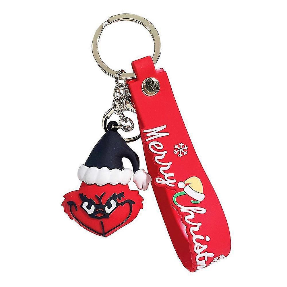 Merry Grinch Keychain For Kids Xmas Cute Grinchmas Car Keychain Pendant Rat Rs Saldi