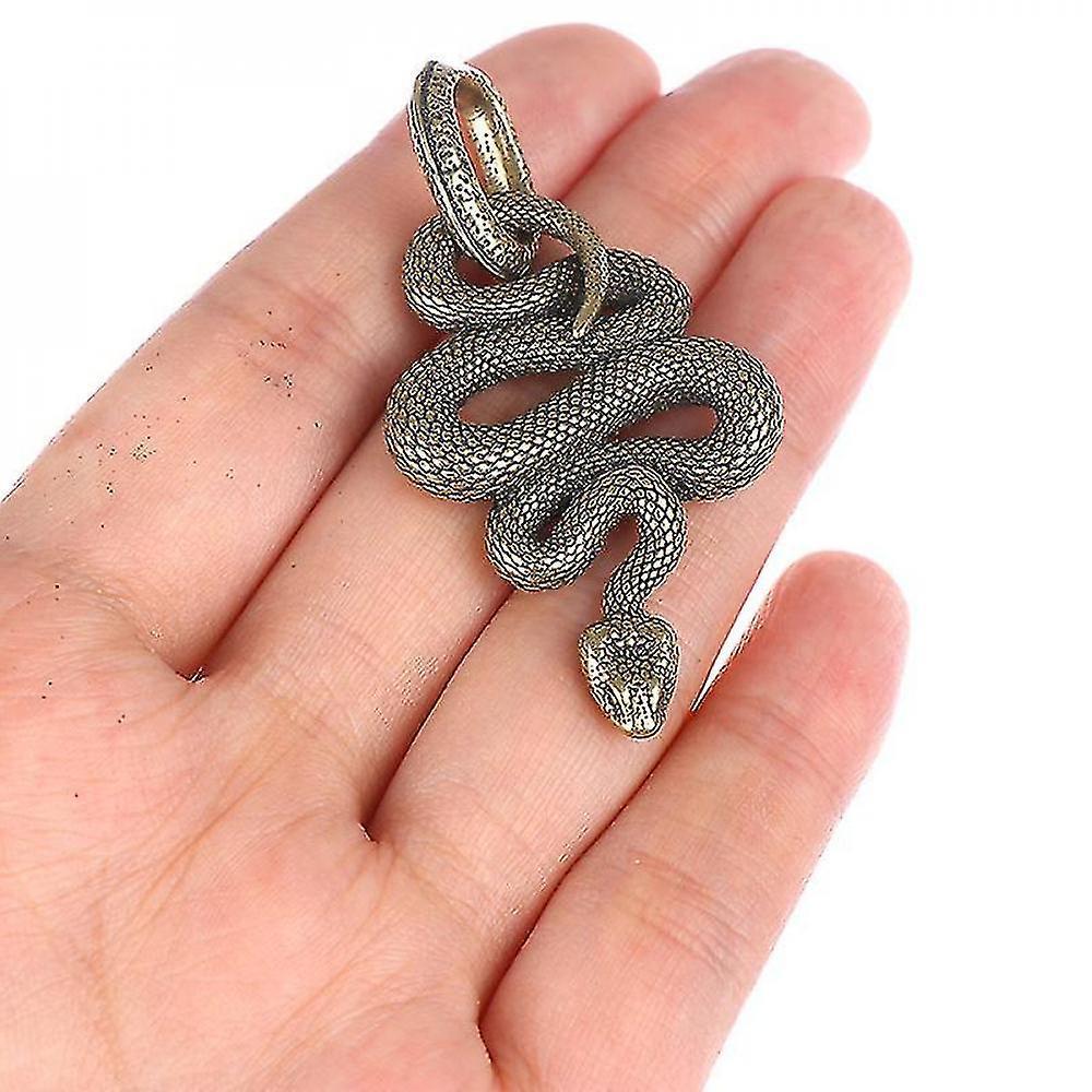 Brass Snake Key Ring Boa Key Chain Outdoor Small Accessories Car Hanging ZQC Comprare a buon mercato