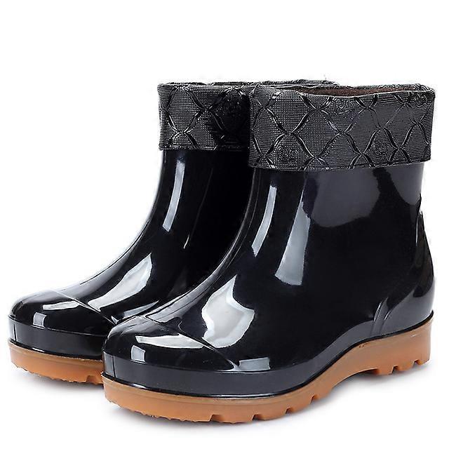 JWL-Waterproof Men Rainboots Camouflage 2021 Autumn Winter Warm Male Ankle Boots PVC Fishing Wading Shoes Velvet Outdoor Antiskid Enormi risparmi
