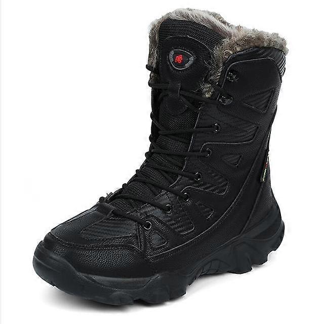 JWL-Winter Waterproof Men Boots Plush Super Warm Snow Boots Men Sneakers Ankle Boots Outdoor Desert Combat Army Boots Botas Hombre Prezzo basso