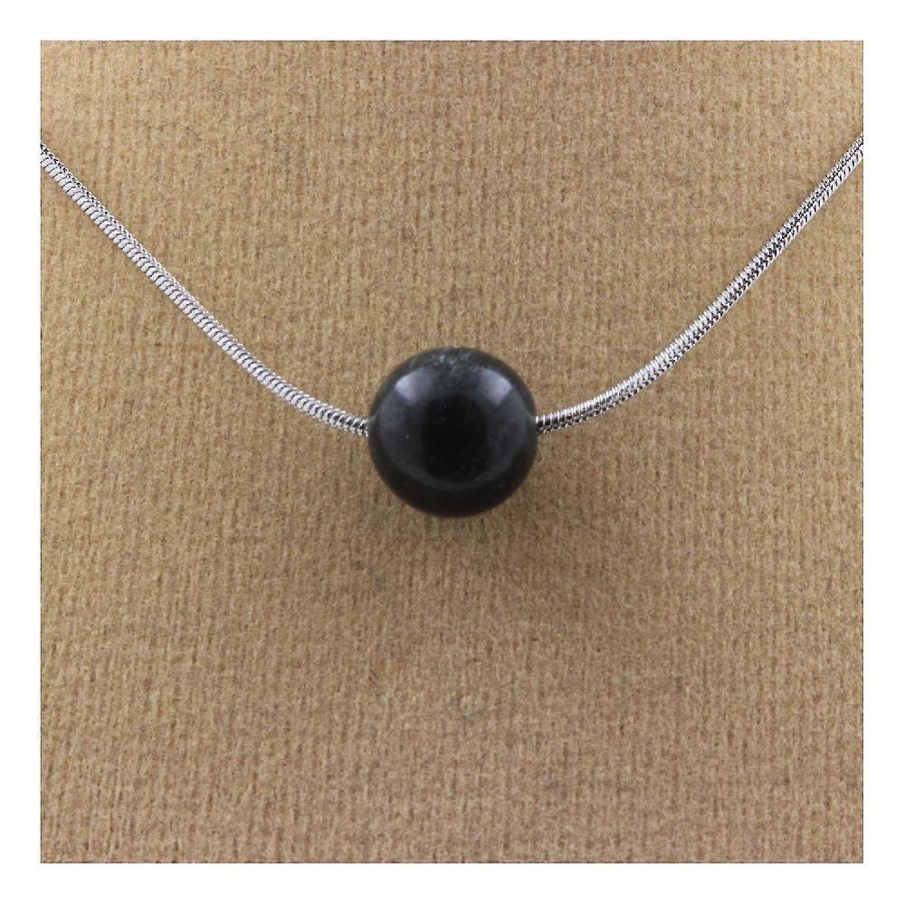 Necklace 1 Seraphinite pearl 8 mm Vendite Flash