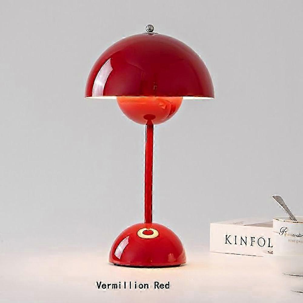 Flower Bud Table Lamp Wedding Room Bedroom Desk Decoration Lamp Bedside Lamp (Rechargeable) Qualità Garantita
