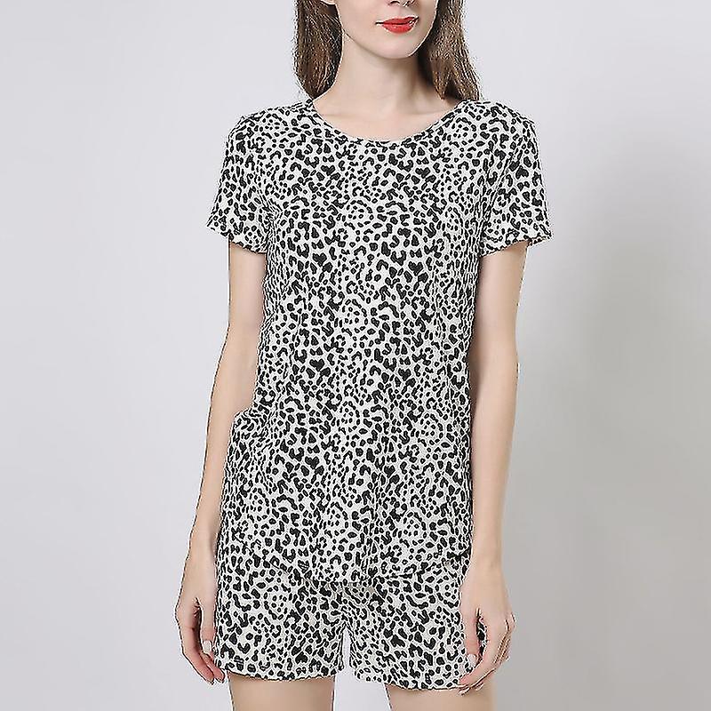 Women Soft Sleep Nightwear Suit Ladies Loose Lounge Home Clothes Classic Pjs Offerta natalizia