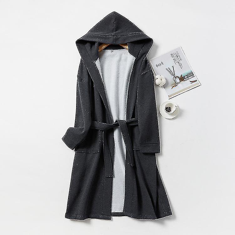 Pajamas Casual Comfortable Pajamas Men's And Women's Pajamas Hooded Long Bathrobe Offerta Pasqua