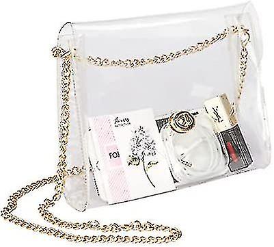 Clear Purse For Women Clear Bag Stadium Approved See Through Clear Handbag For Concerts Sports Events Offerta settimanale